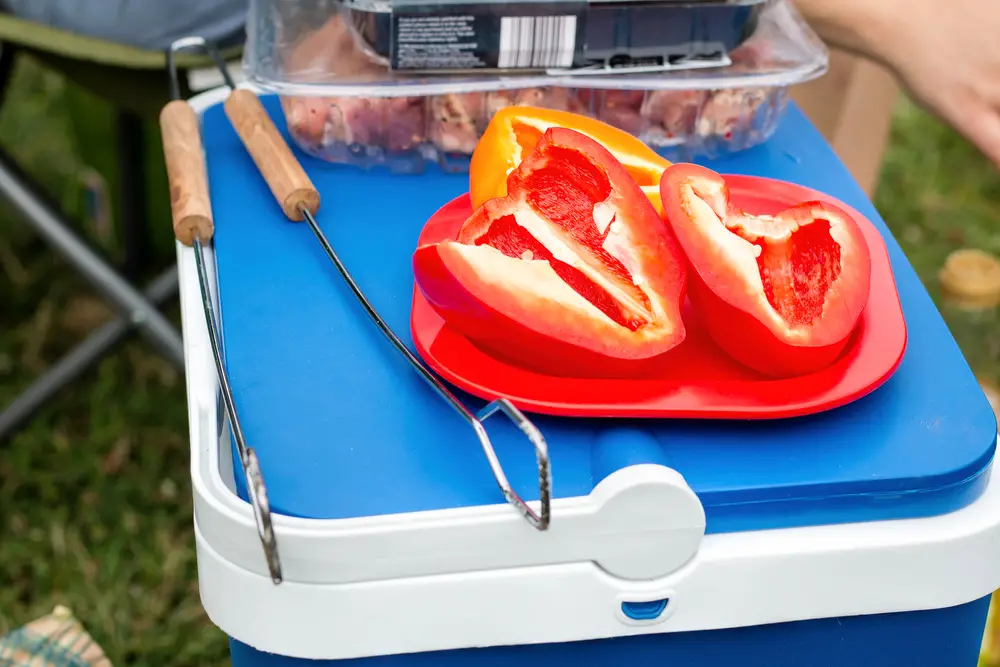 How do you keep meat fresh when camping