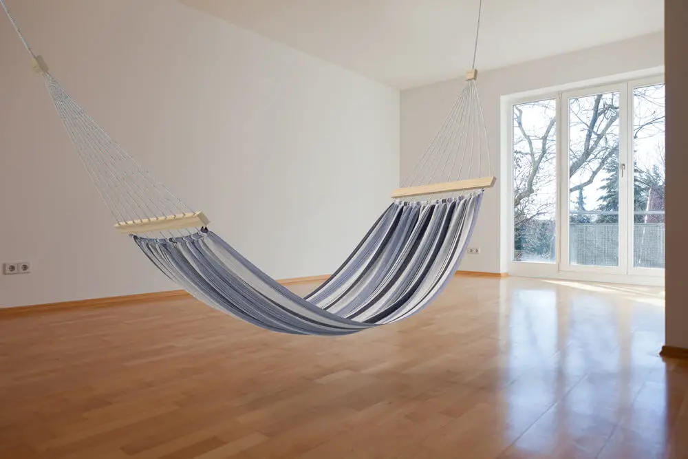 hammock in the room 